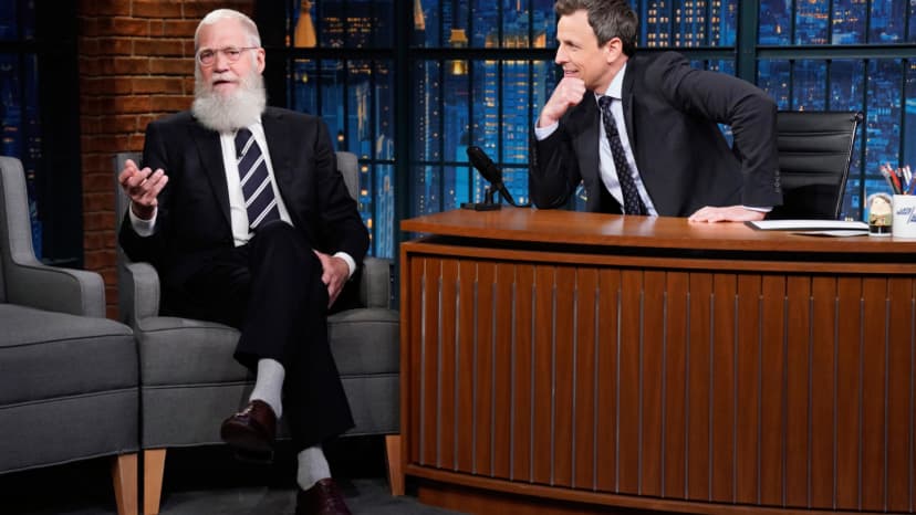 David Letterman ‘Proud’ of Seth Meyers After Donald Trump Attacks